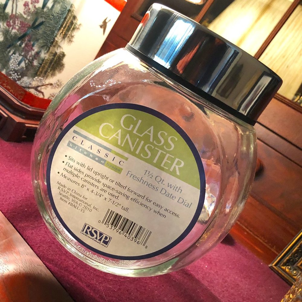 RSVP Commercial Storage Jar- Candy Coffee Canister